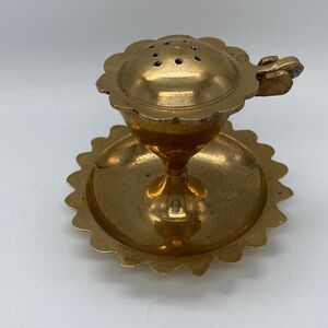 Vintage Brass Cone Incense Burner